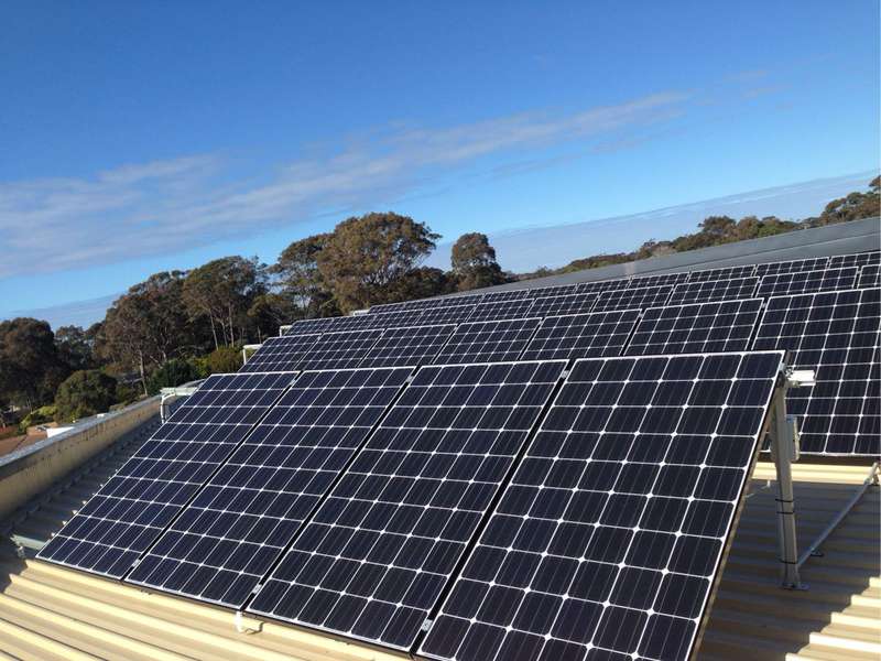 Solar power installation