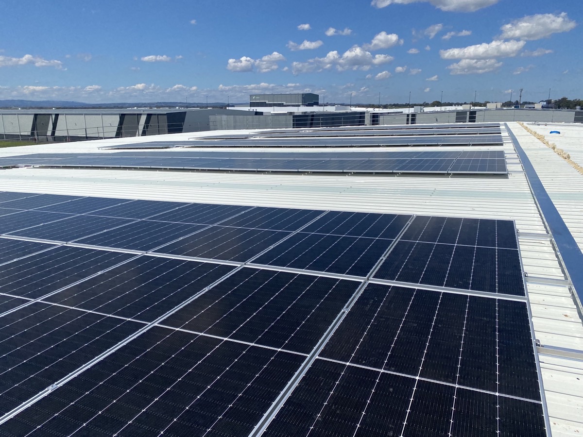 Solar Panels installed at Toyota TMHA